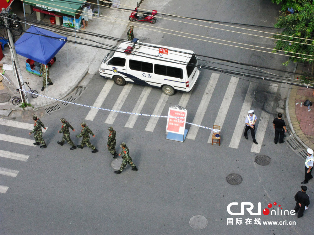 2013年07月10日，廣西壯族自治區(qū)北海市，武警巡邏。圖片來源：飛影/CFP