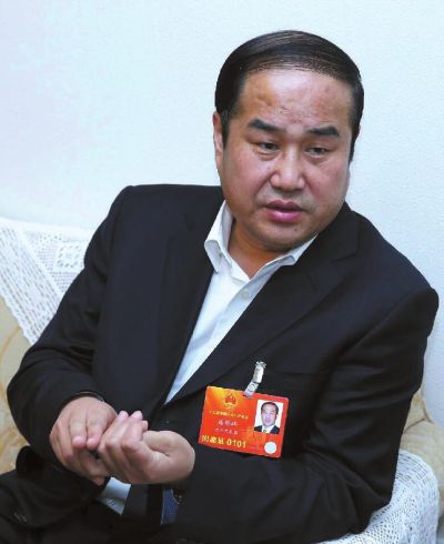 保定市長馬譽峰。資料圖片
