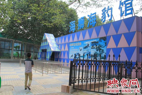 因為是周一，鄭州市動物園海洋館的游客并不多。