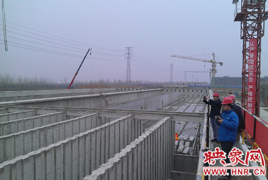 鄭州航空港第一水廠改擴建工程現場。