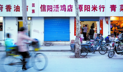鄭州市一些活禽店紛紛關門，有人猜測，是受禽流感影響