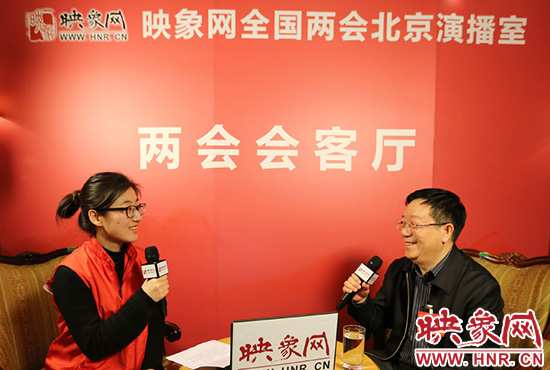 全國(guó)人大代表鄭永和做客映象網(wǎng)全國(guó)兩會(huì)北京直播室。