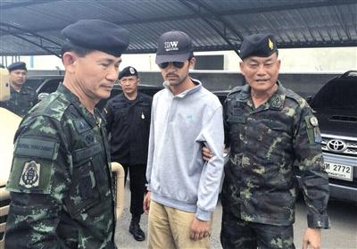 9月1日，泰國警方在泰國與柬埔寨邊境抓獲曼谷爆炸案主要嫌疑犯。圖/CFP