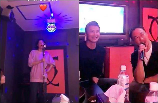 謝霆鋒王菲為陳奕迅老婆慶生。