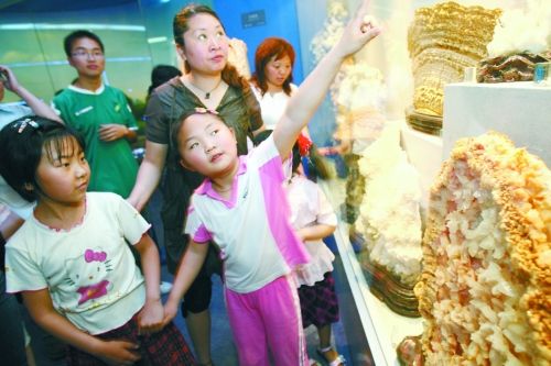 哇，地質(zhì)博物館里好多沒(méi)見(jiàn)過(guò)的??！