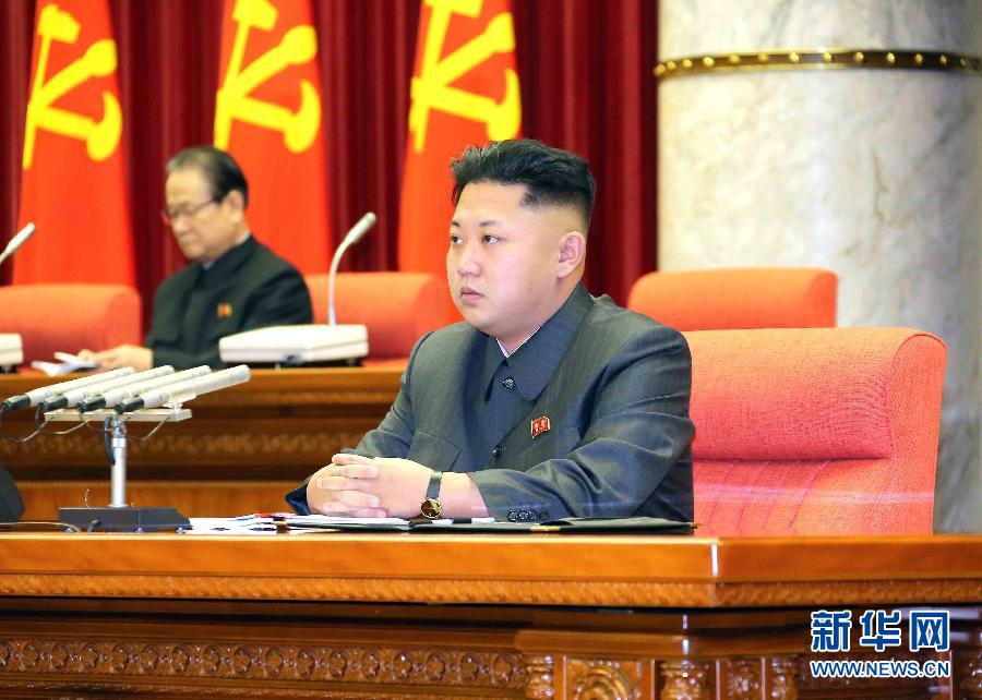 12月8日，在朝鮮平壤，朝鮮勞動(dòng)黨第一書記金正恩出席并指導(dǎo)朝鮮勞動(dòng)黨中央政治局?jǐn)U大會(huì)議。