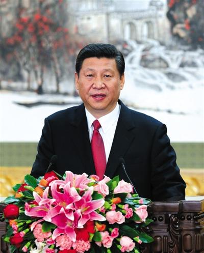 2012年11月15日，習近平在十八屆中央政治局常委同記者見面會上