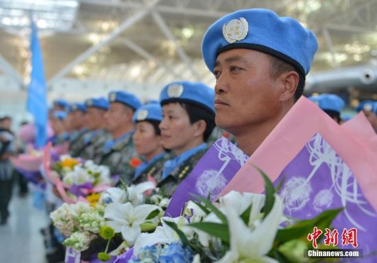 資料圖：維和部隊官兵。