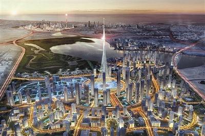 迪拜計(jì)劃修建的觀光塔示意圖。