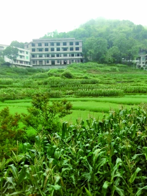 湖南新邵縣迎光鄉(xiāng)上沙溪村支書彭承雙家新蓋的房子。