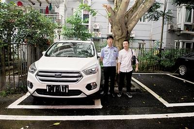 渝北警方送還追回的翼虎SUV。 渝北警方供圖