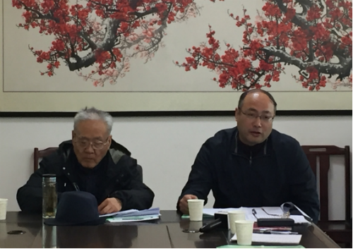 （左：原周口地區(qū)常委秘書長梁祖靈 ；右：鄲城縣委常委組織部長侯磊 ）