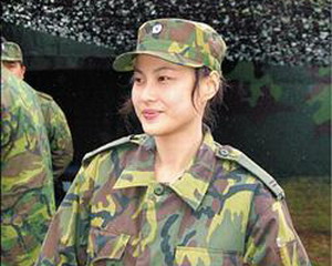 　臺灣最美女軍官。