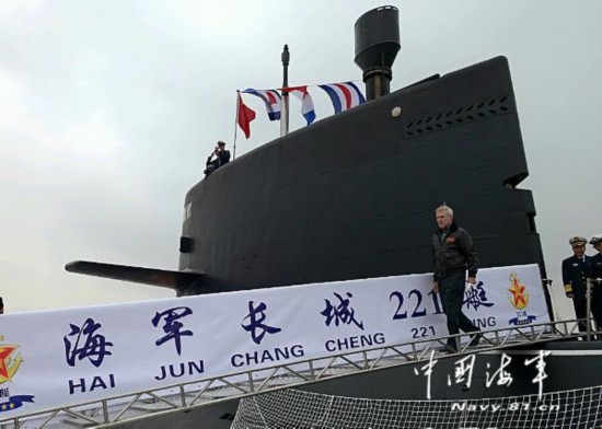 　俄媒稱中國(guó)041元級(jí)潛艇隱蔽性不強(qiáng)。